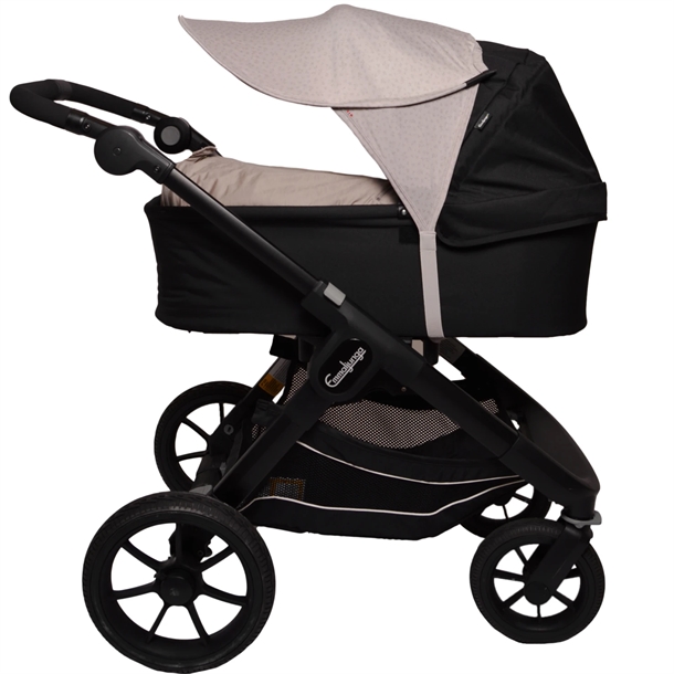 Solskærm til barnevogn og klapvogn Universal - Easygrow - knopp Sandbrown - Easygrow