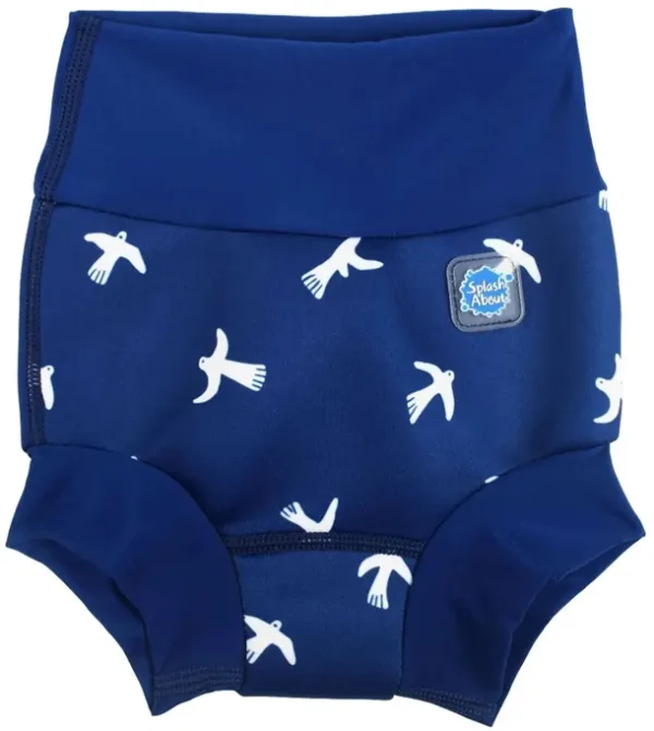 Splash About Badebukser - Happy Nappy - White Birds - Splash About