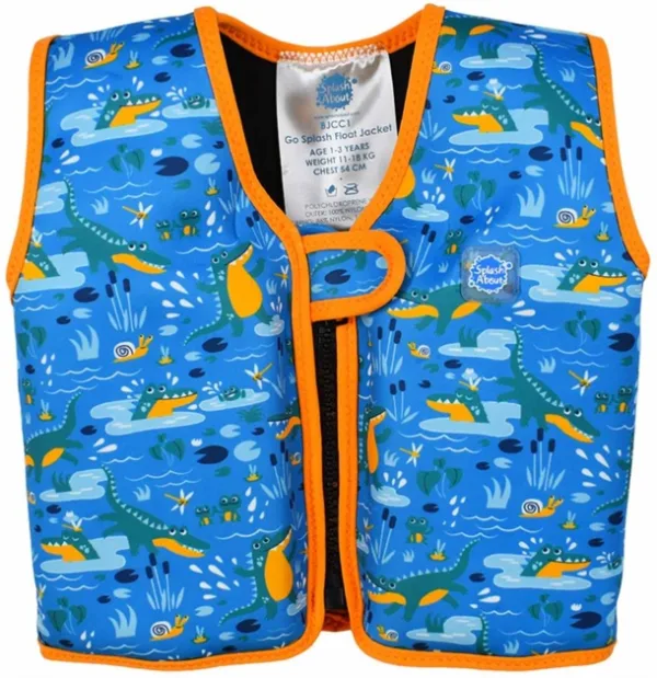 Splash About Flydejakke - Go Splash Swim - UV50+ - Crocodile Creek - Splash About