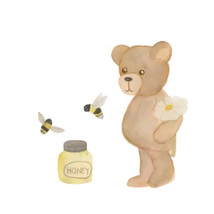 That's Mine Wallstickers Honey Bear - That's Mine