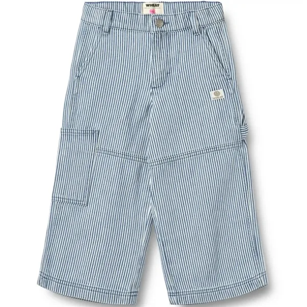 Wheat Bukser Noppo Denim Ink Stripe - COLLAB WHEAT x PERNILLE TEISBÆK - Wheat