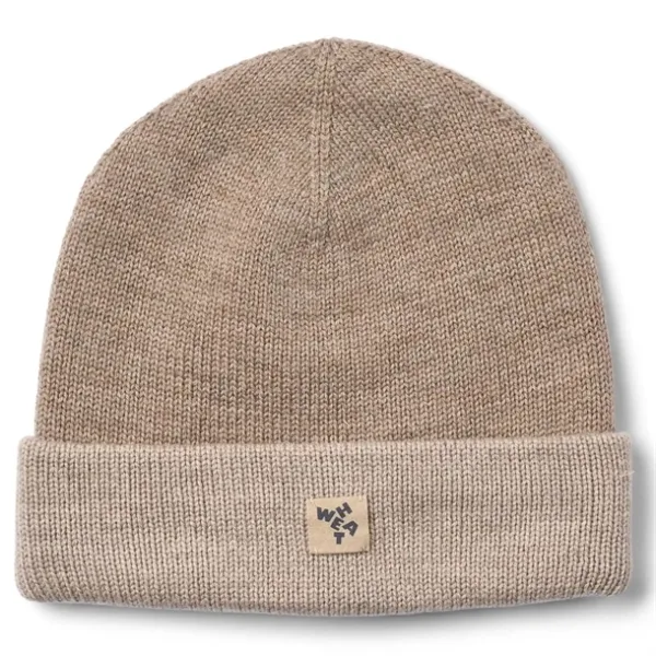 Wheat Hue - Uld - Beanie Omalas - Grey Camel Melange - Wheat