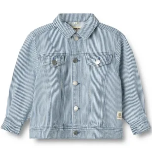 Wheat Jakke Vive Cowboy Denim Ink Stripe - COLLAB WHEAT x PERNILLE TEISBÆK - Wheat