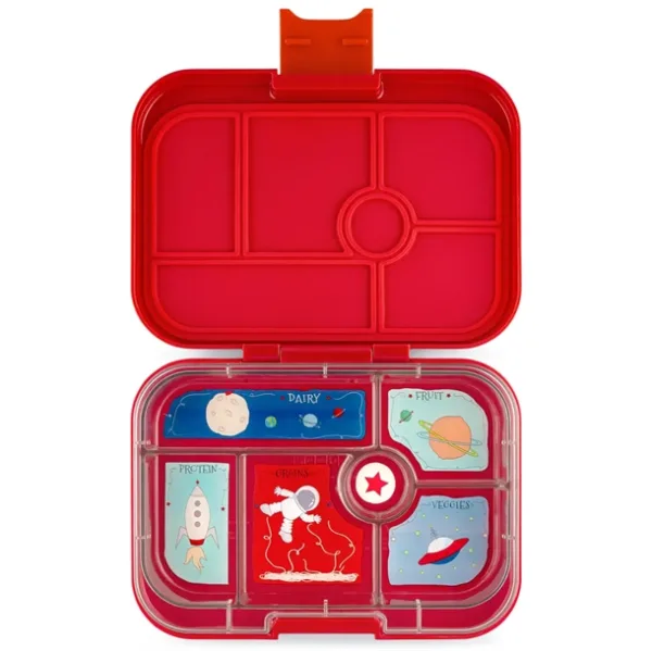 Yumbox Madkasse Bento Original - 6 rum - Roar Red - Yumbox