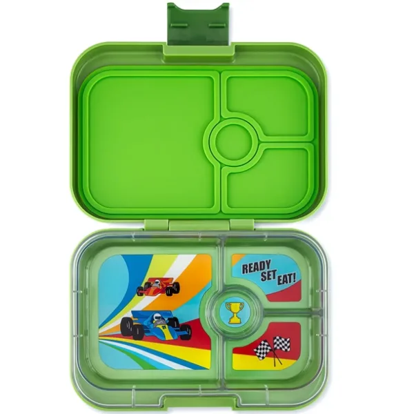 Yumbox Madkasse Bento Panino - 4 rum - Matcha Grøn - Yumbox