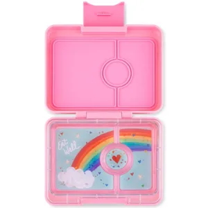 Yumbox Madkasse Snack - 3 rum - Fifi Pink Rainbow - Yumbox
