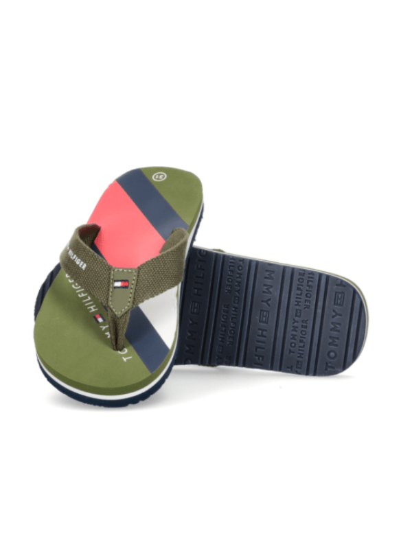 Tommy Hilfiger Flip Flop Badesandaler Military Green - badesandal - Legekammeraten.dk - Legekammeraten.dk