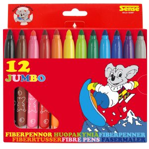 Sense Jumbotusser 12 stk. - Lærlet