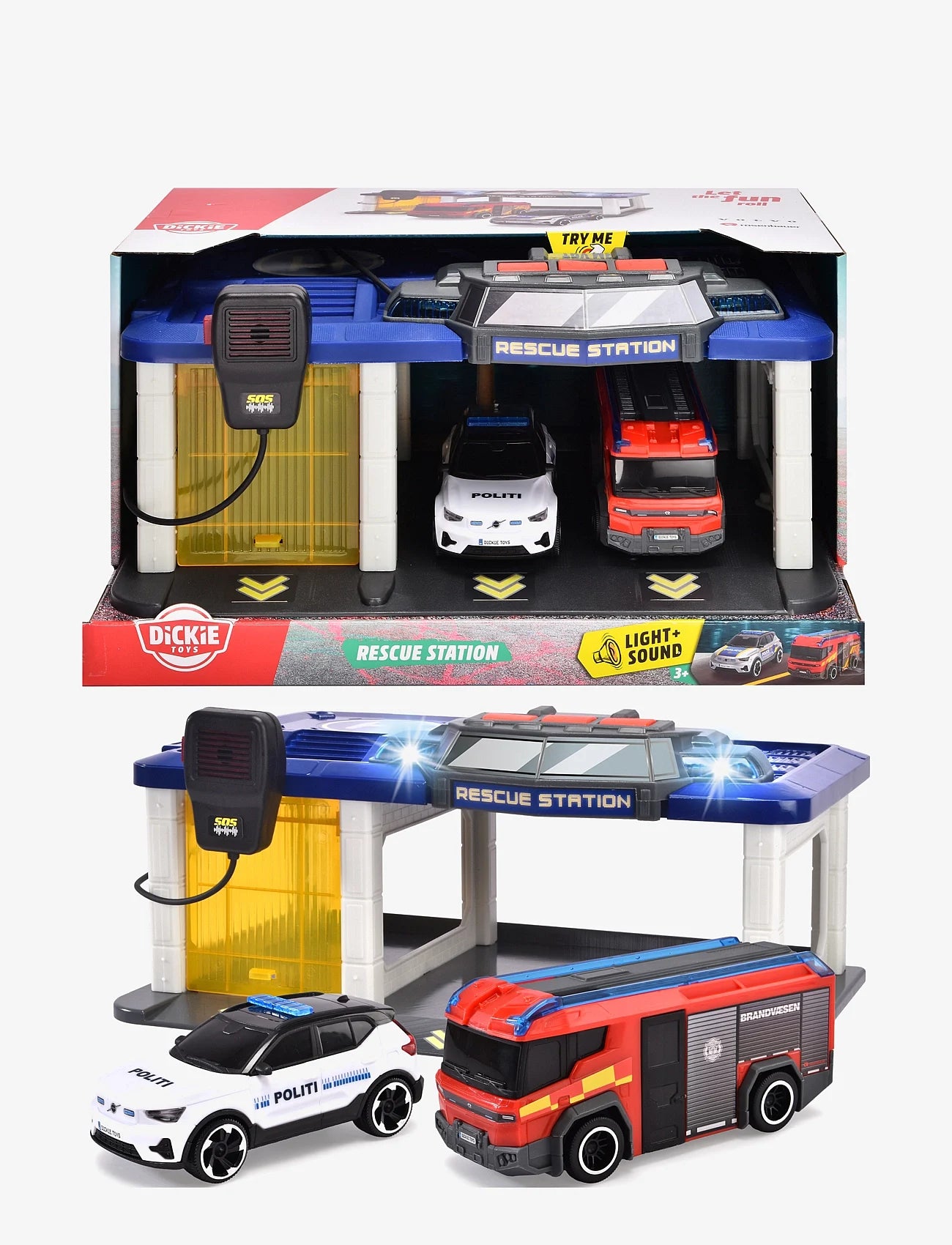 Volvo Rednings Station - arbejdsmaskine - Legekammeraten.dk - Simba - Dickie - Group