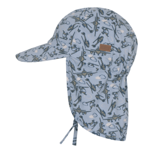 Melton Solhat Med Print UV 50+, Blue Helicopter - Sommerhat - Legekammeraten.dk - Legekammeraten.dk