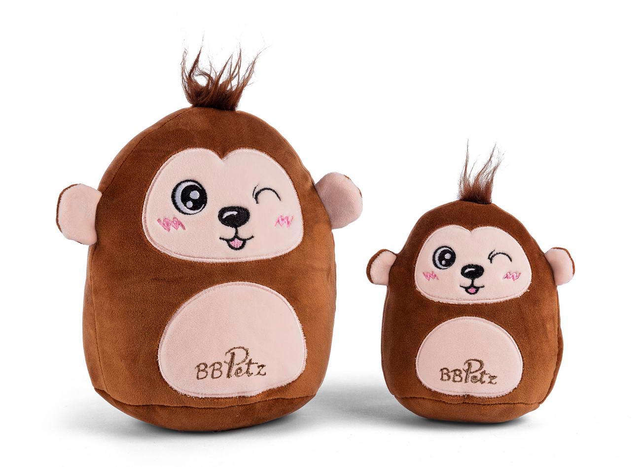 BB Petz Abe Og Baby Sæt, 20+14 Cm Stofdyr - Bamse - Legekammeraten.dk - VN Toys