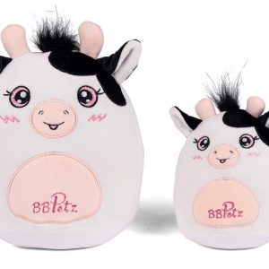 BB Petz Ko Og Kalv Sæt, 20+14 Cm Stofdyr - Bamse - Legekammeraten.dk - VN Toys