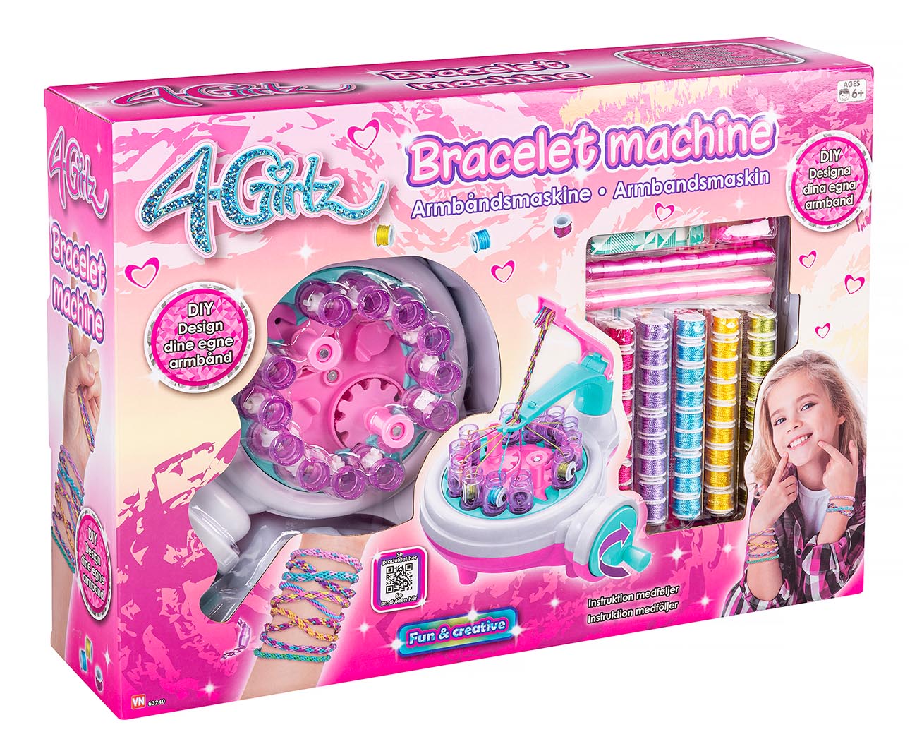 4-GIRLZ Kæmpe Armbåndsmaskine - legetøj - Legekammeraten.dk - VN Toys