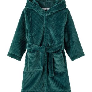 Name it Badekåbe - Velour - Sea Moss - Badekåbe - Legekammeraten.dk - Name it
