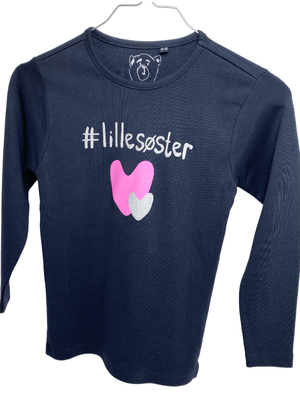 #Lillesøster T-Shirt L/S, Dark Navy - Legekammeraten.dk - Legekammeraten.dk