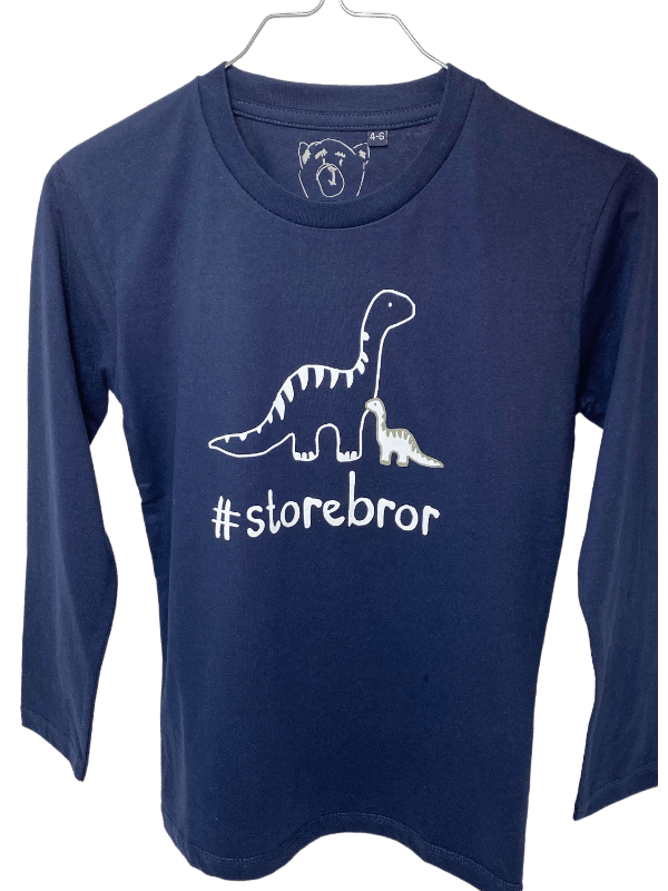 #Storebror T-Shirt L/S, Blue Navy - Storebror T-Shirt - Legekammeraten.dk - Legekammeraten.dk