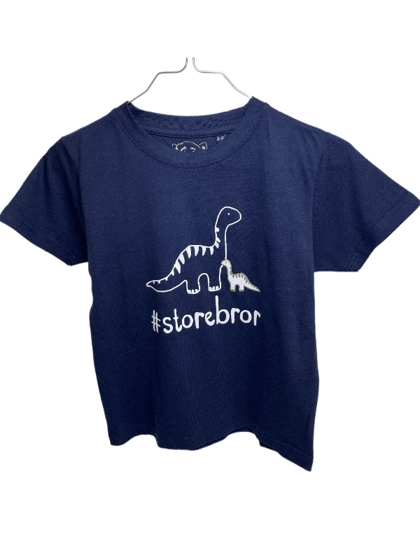 #Storebror T-Shirt S/S, Blue Navy - Legekammeraten.dk - Legekammeraten.dk