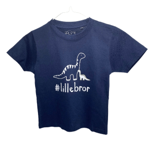 #Lillebror T-Shirt S/S, Blue Navy - Legekammeraten.dk - Legekammeraten.dk