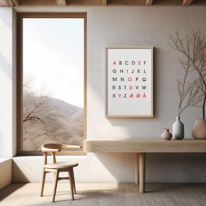 Plakat - små versaler - Lærlet