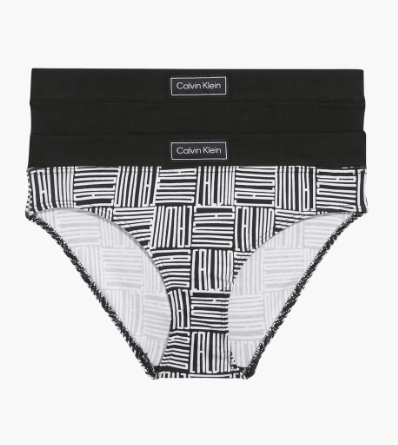 Calvin Klein 2-pak Trusser BLACK/PRINT - Legekammeraten.dk - Legekammeraten.dk