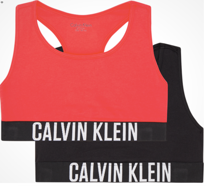 Calvin Klein Bralette Redhot/Black - Legekammeraten.dk - Legekammeraten.dk