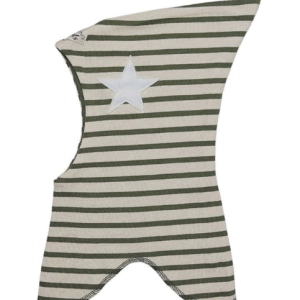 Racing Kids Vinter Elefanthue, Hvid/Grøn Strib - Racing kids elefanthue - Legekammeraten.dk - Legekammeraten.dk