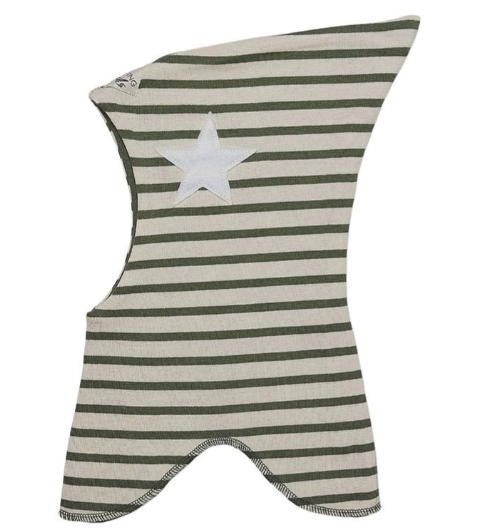 Racing Kids Vinter Elefanthue, Hvid/Grøn Strib - Racing kids elefanthue - Legekammeraten.dk - Legekammeraten.dk