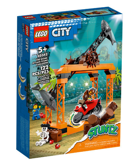 LEGO City Stuntudfordring Med Hajangreb - Lego City - Legekammeraten.dk - LEGO