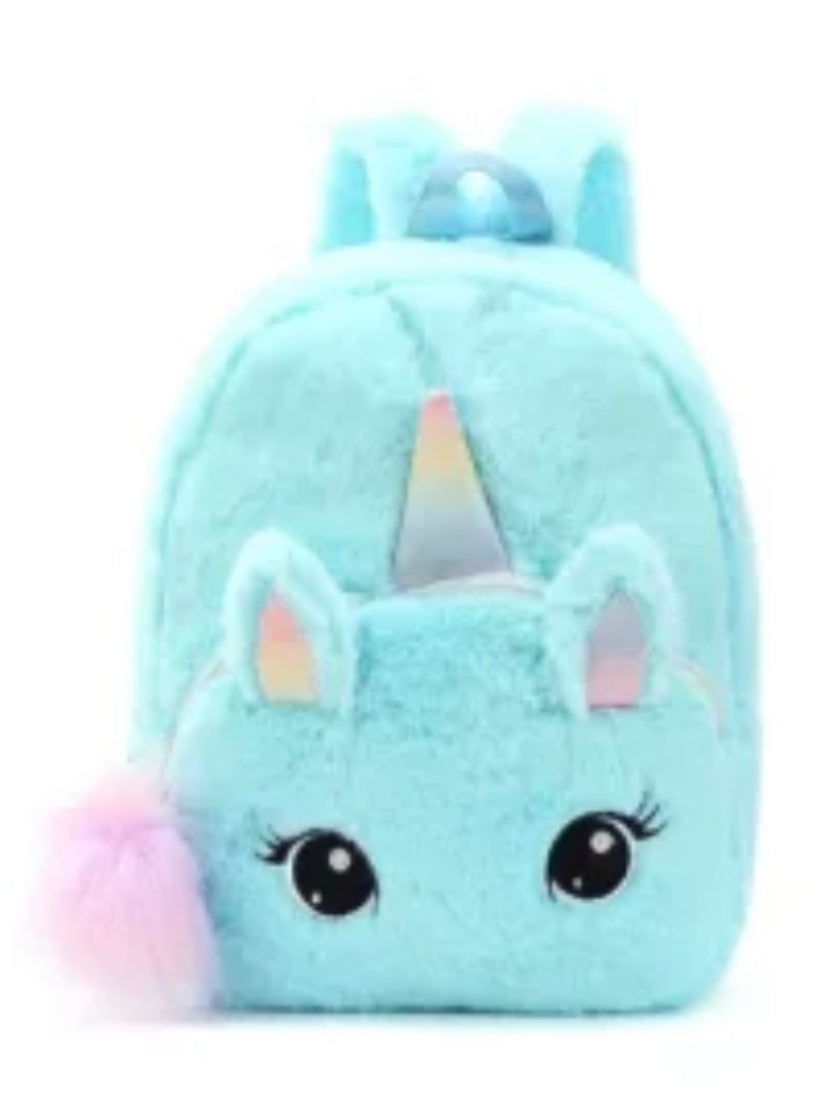 MillaVanilla Rygsæk Med Enhjørning - Blå/Lilla - rygsæk - Legekammeraten.dk - Legekammeraten.dk