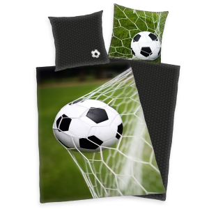 Fodbold Sport Sengetøj 140x200 cm -