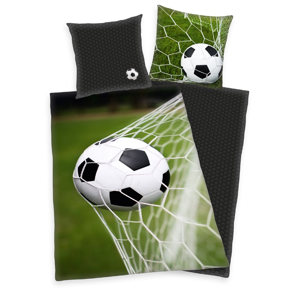 Fodbold Sport Sengetøj 140x200 cm -