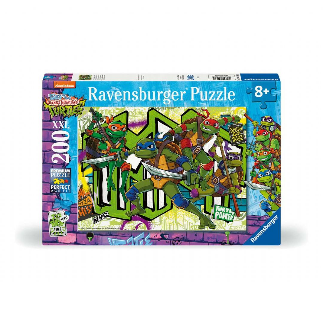 Ninja Turtles Puslespil XXL 200 Brikker - Ravensburger