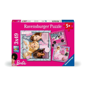 Barbie Puslespil 3x49 Brikker - Ravensburger