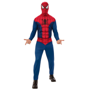 Voksenkostume Spiderman standard - Spiderman