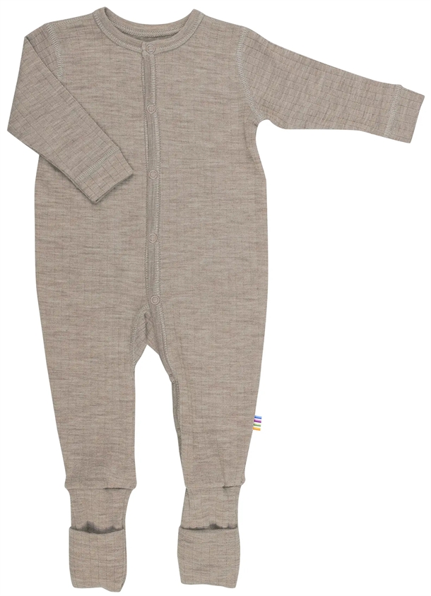 Joha Natdragt - Uld - 2-i-1 fod - Sesame Melange - Joha