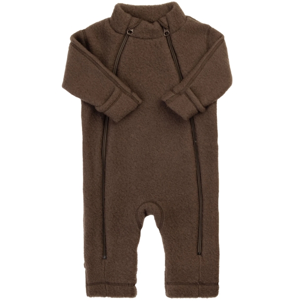 Joha Ulddragt Brun 2i1 Lynlås - Joha