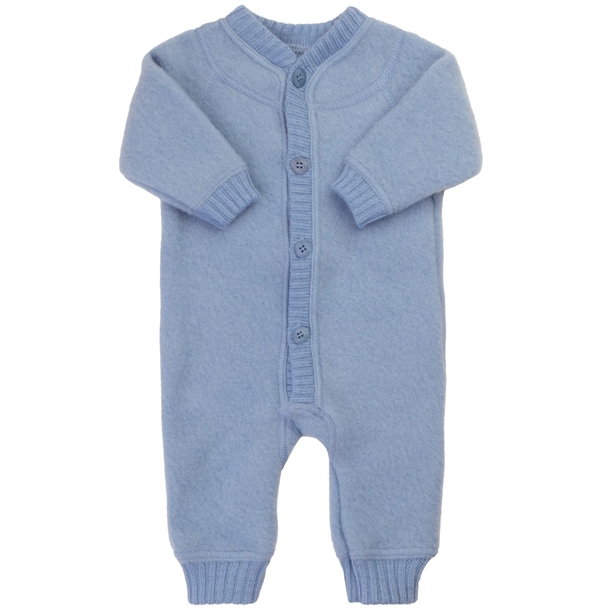 Joha Ulddragt Lyseblå med knapper - Joha