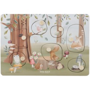 Little Dutch Puslespil med lyd - Forest Friends - Little Dutch