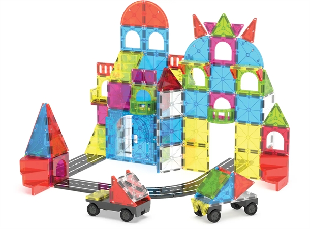Magna-Tiles - City Center + MicroMAGS - 110 dele - Magna-Tiles