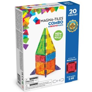 Magna-Tiles - MicroMAGS Kombi - 20 stk. - Magna-Tiles