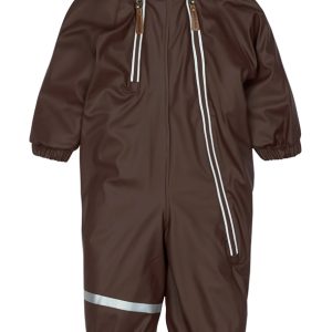 Mikk-Line Flyverdragt - PU - 2 Zip - Recycled - French Roast - Mikk-Line