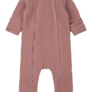 Mikk-Line Ulddragt - Dobbelt lynlås & ombuk - Burlwood - Mikk-Line