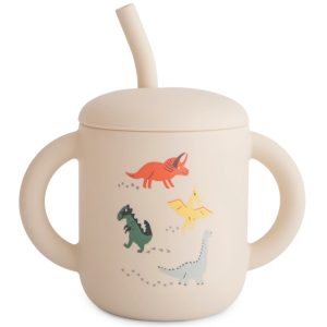 Mushie kop med sugerør Dinosaurs - Mushie