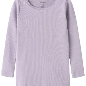 Name It Bluse - Kab - Lavender Gray - Name It