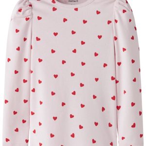 Name It Bluse - nmfbHEART - Cradle Pink - Name It