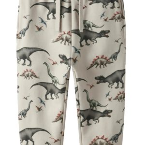 Name It Dino Bukser - nmmBERTIL Sweat - Pumice Stone - Name It