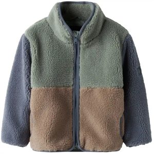 Name It Fleece Jakke - nmmMimba Sherpa - Chinois Green - Name It