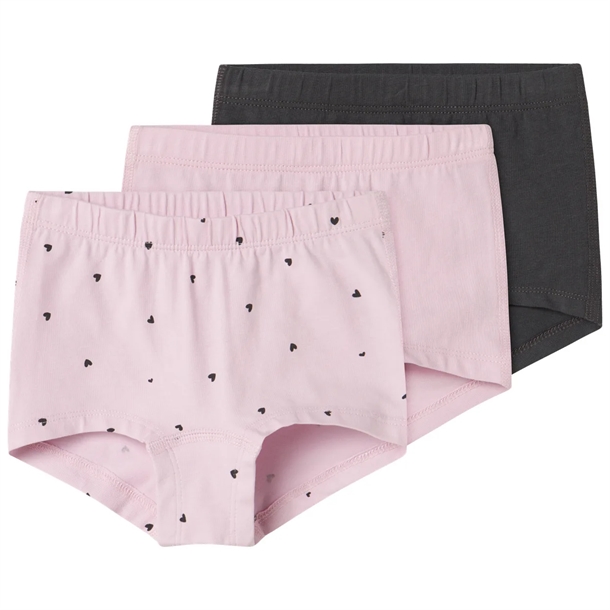 Name It Hipster - 3-pak NMFTIGHTS - Winsome Orchid Hearts - Name It