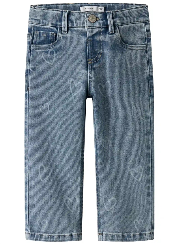 Name It Jeans - nmfRose Straight Jeans - Medium Blue Denim - Name It