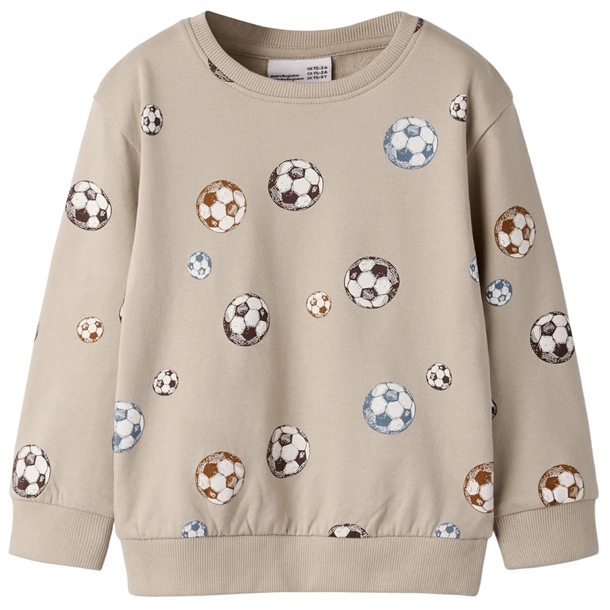 Name It Sweatbluse - Fodbold - nmmDavis - Pure Cashmere - Name It